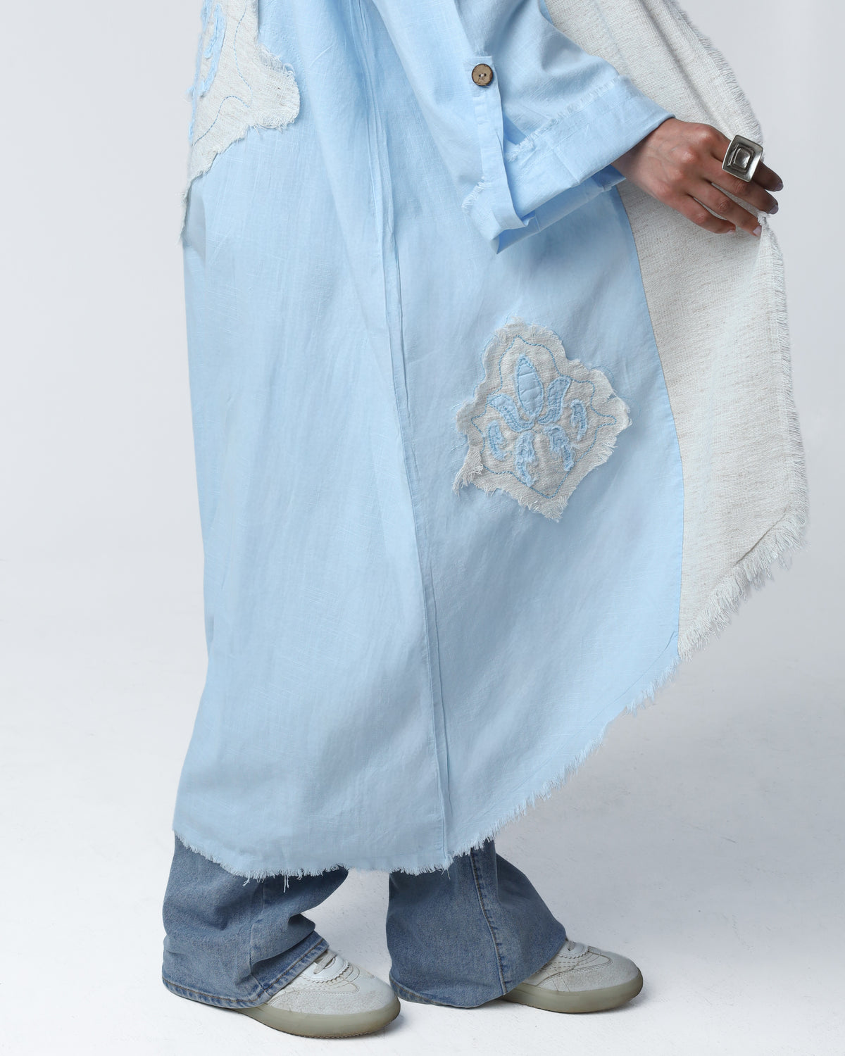 Laser Embroidery Kimono