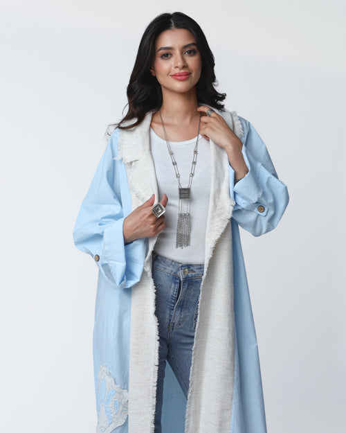 Laser Embroidery Kimono