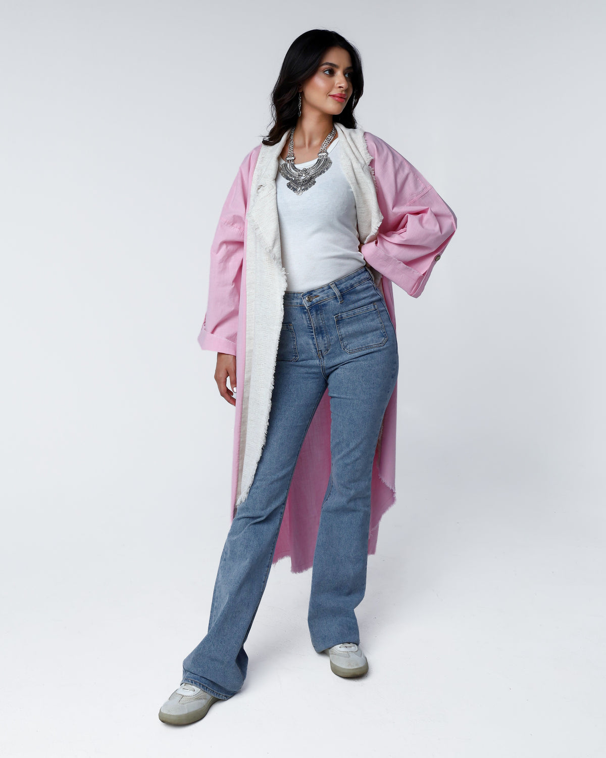 Laser Embroidery Kimono