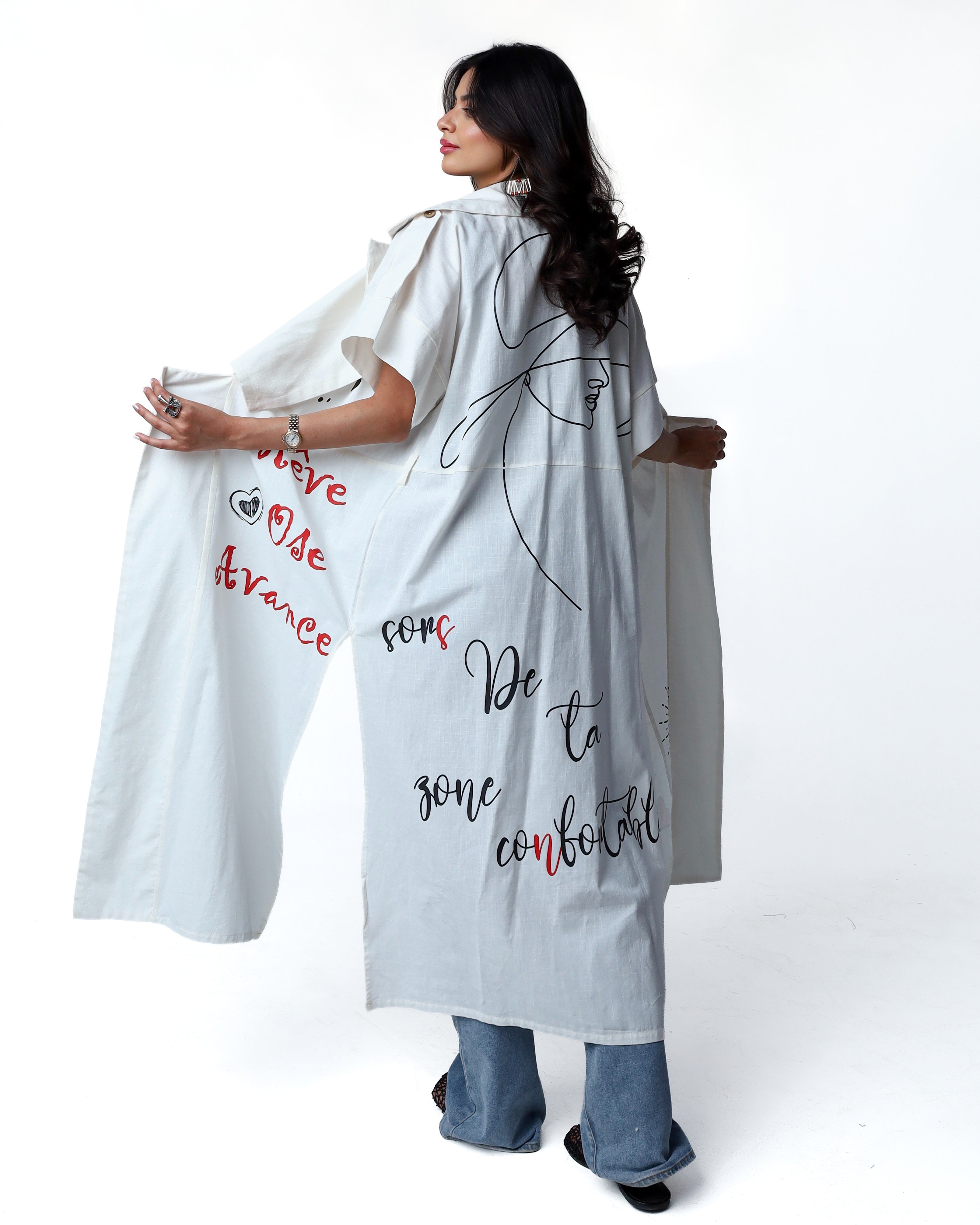 Cotton Printed Kimono